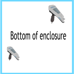 Bottom of enclosure