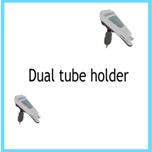 Dual tube holder